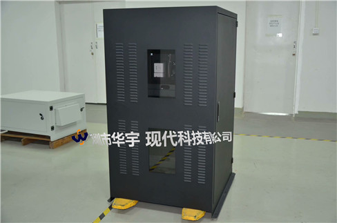 我司21号发货浙江，为浙江某公司提供定制款恒温恒湿户外投影仪安装柜(图2)